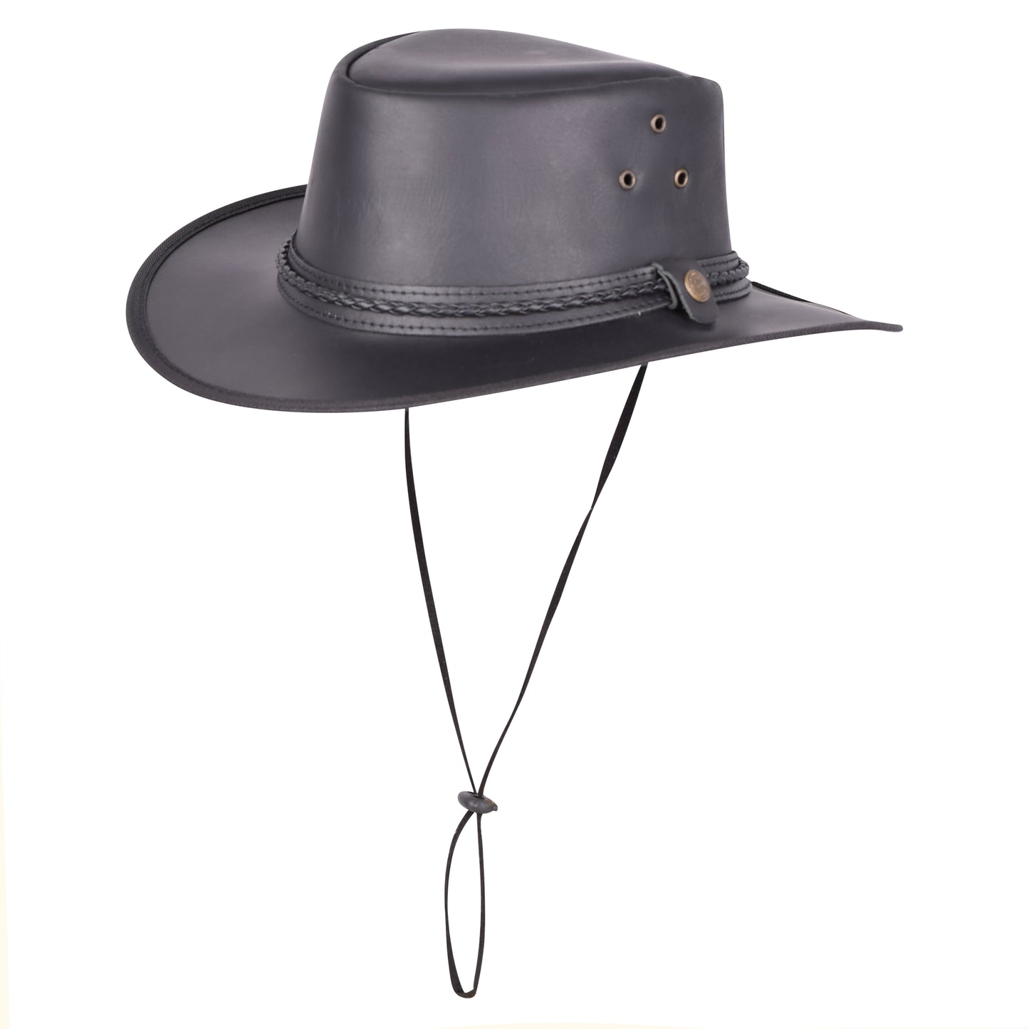 Genuine Leather Outback Cowboy Hat – Australian Bush Style
