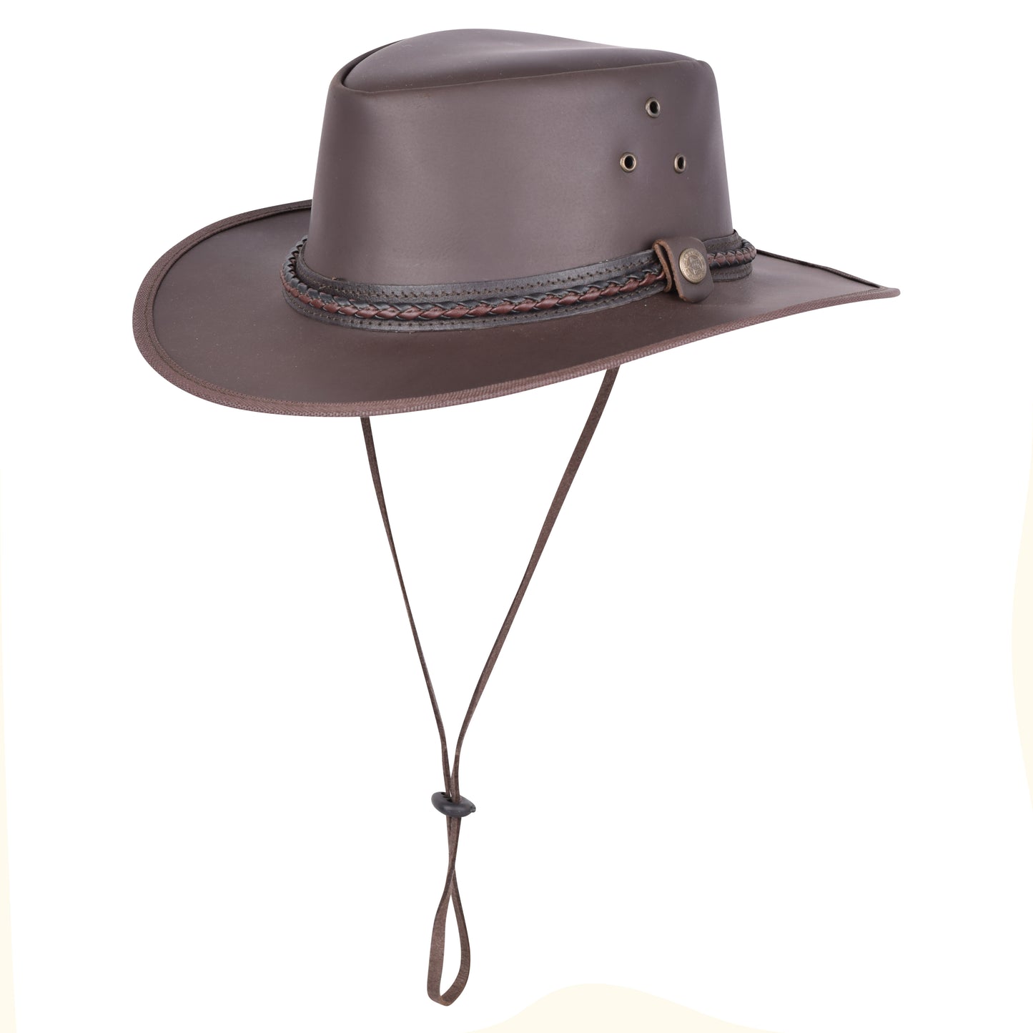Genuine Leather Outback Cowboy Hat – Australian Bush Style