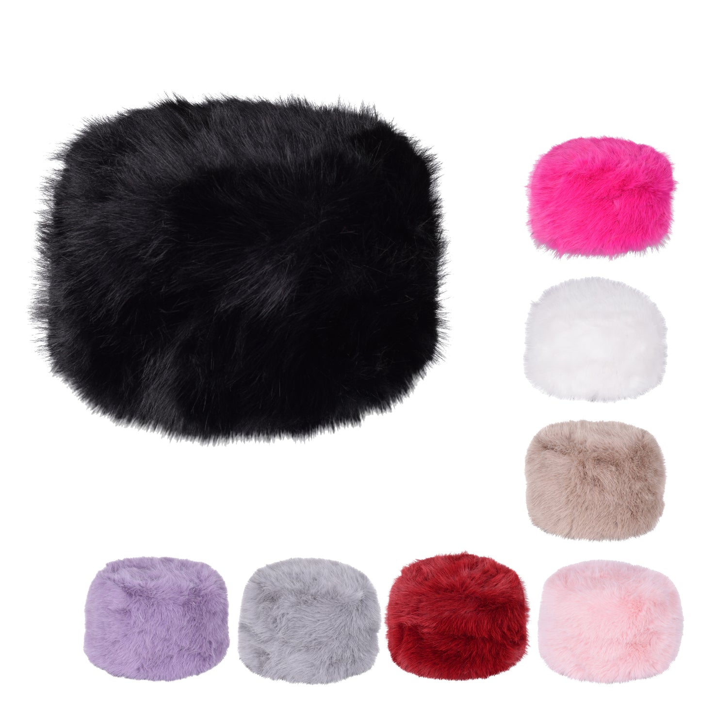 Royal Stallion Plush Fur Round Cossack Hat
