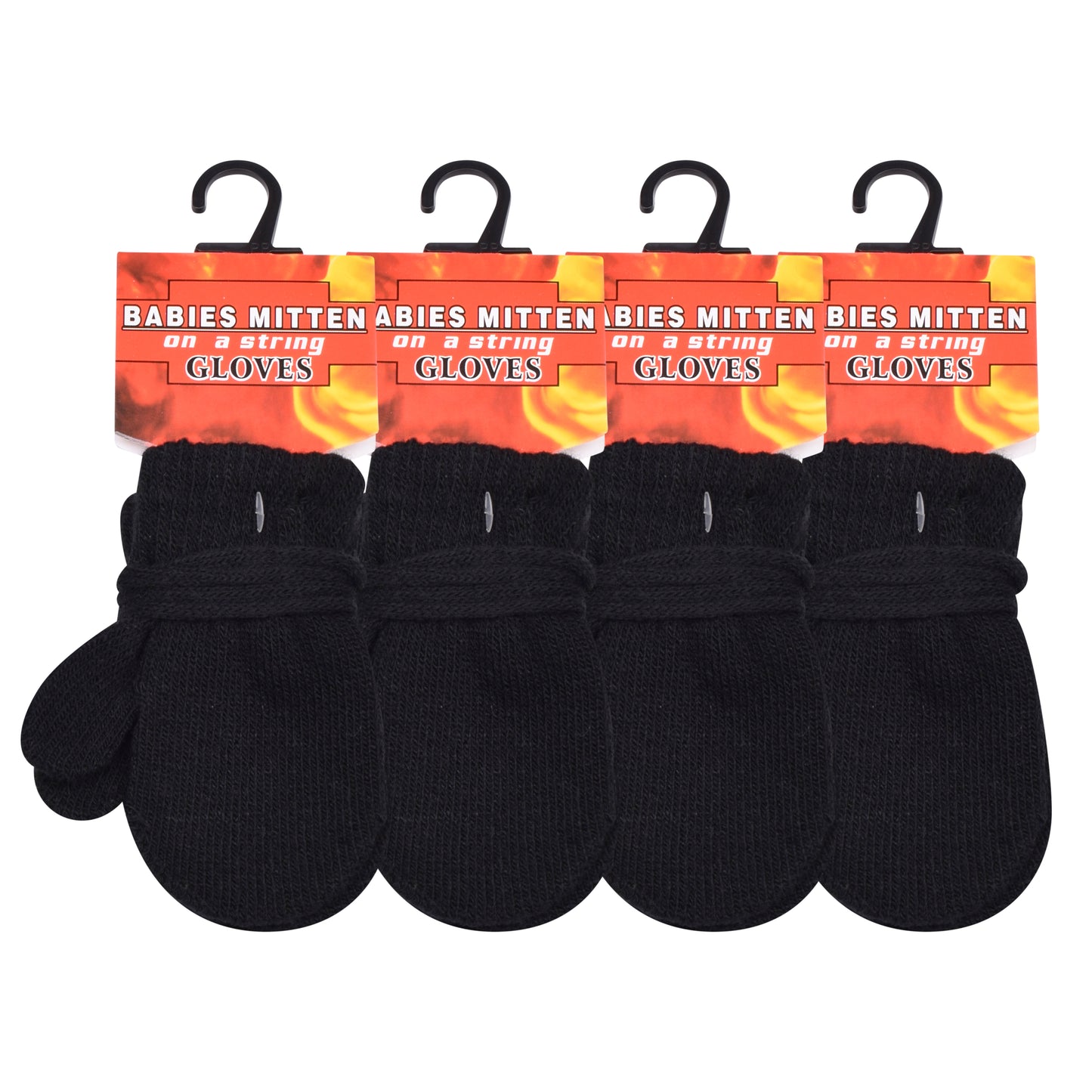 PRO HEAT™ Kids Thermal Magic Gloves - Babies Mitten (All Black)