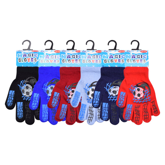 PRO HEAT™ Kids Thermal Magic Gloves - Soccer (Assorted Colours)