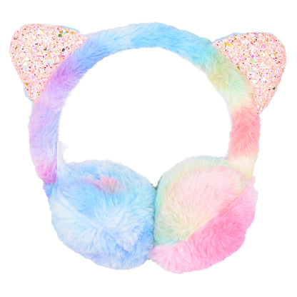 Cosy Kids Earmuffs with Magical Lights - Glitter Ears