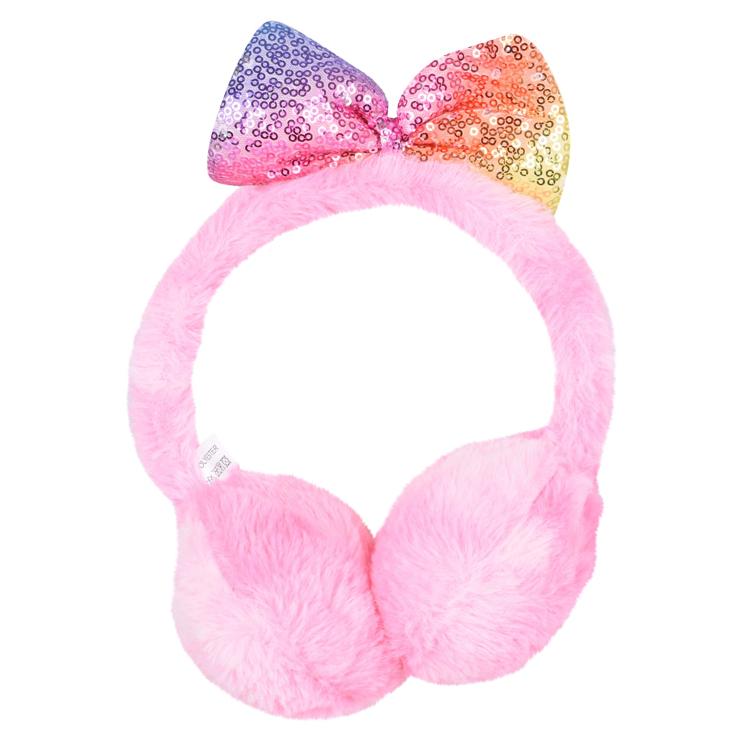 Cosy Kids Earmuffs with Magical Lights - Princess Bow (Tie Dye)