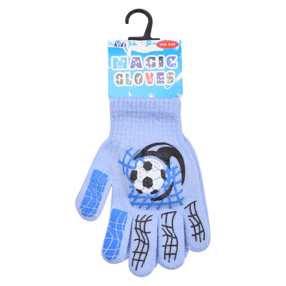 PRO HEAT™ Kids Thermal Magic Gloves - Soccer (Assorted Colours)