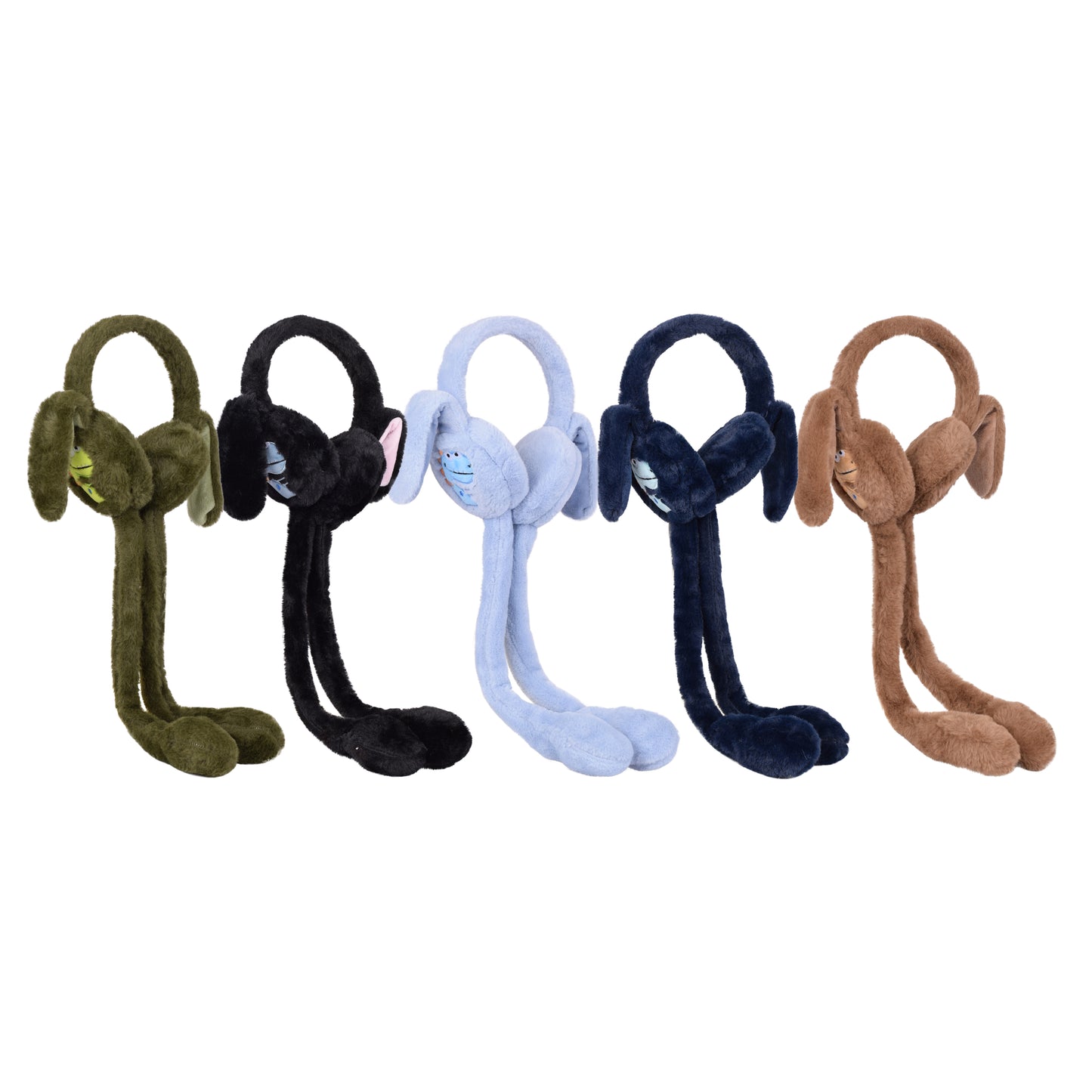 Plush Ear Moving Earmuffs - Dinosaur