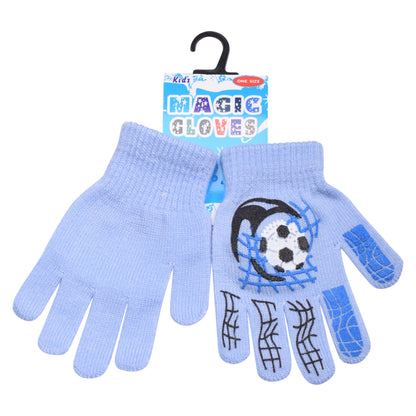 PRO HEAT™ Kids Thermal Magic Gloves - Soccer (Assorted Colours)