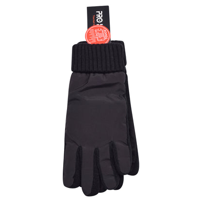 Mens Showerproof Knitted Gloves - Assorted (12 Pairs)