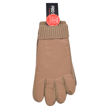 Mens Showerproof Knitted Gloves - Assorted (12 Pairs)