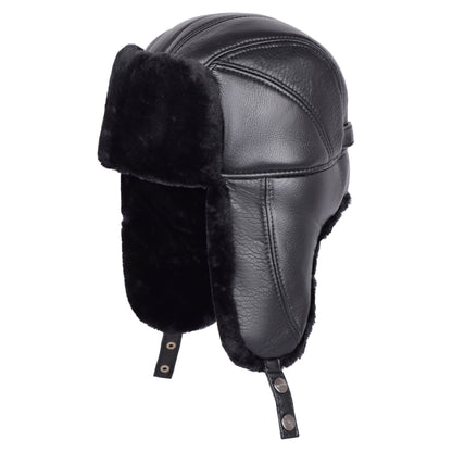 Royal Stallion Faux Leather Trapper Hat – Faux Fur Lined