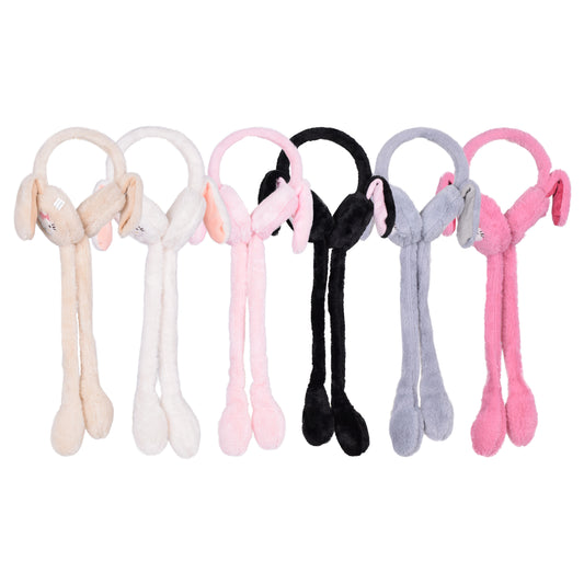 Plush Ear Moving Earmuffs With Magical Lights & Sound - Kitty