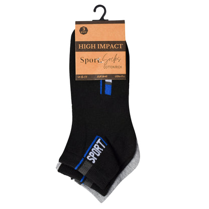 Mens Trainer Socks - Sport (12 Pairs)