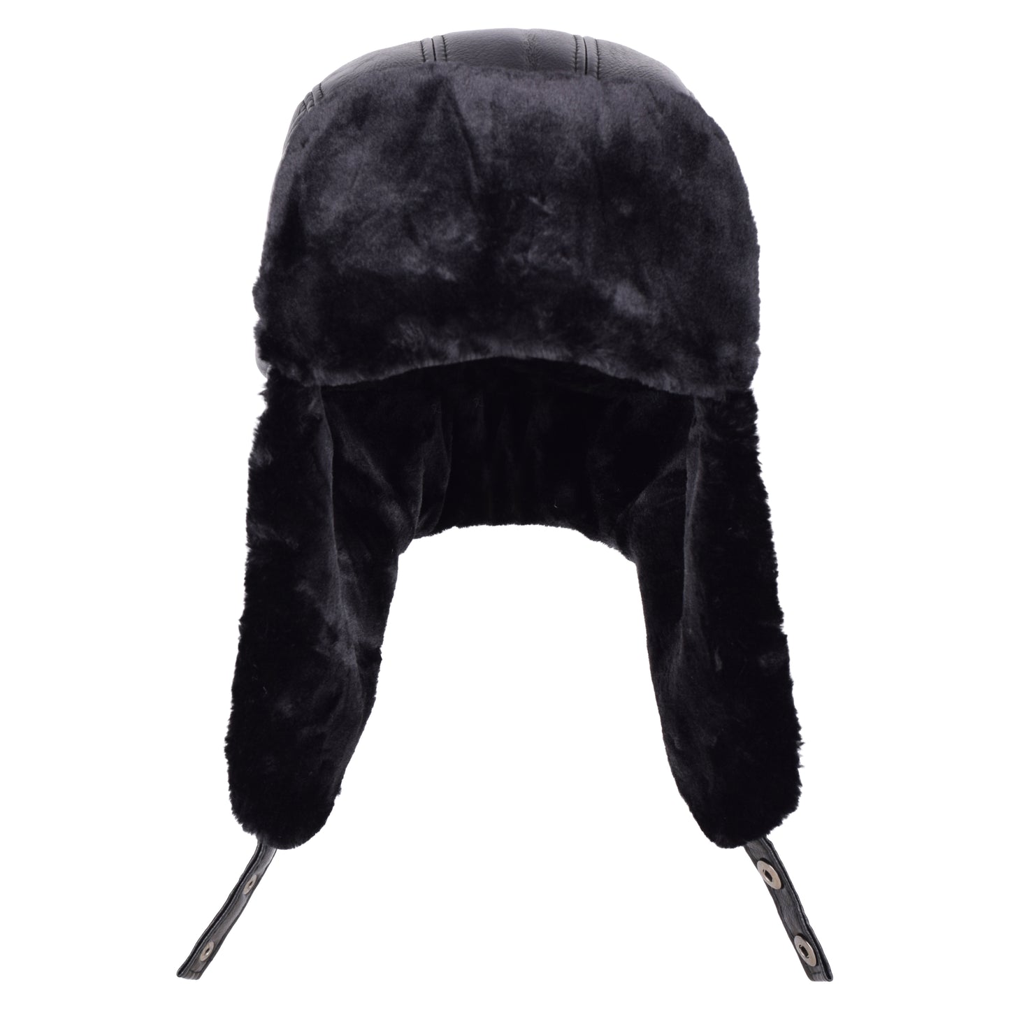 Royal Stallion Faux Leather Trapper Hat – Faux Fur Lined