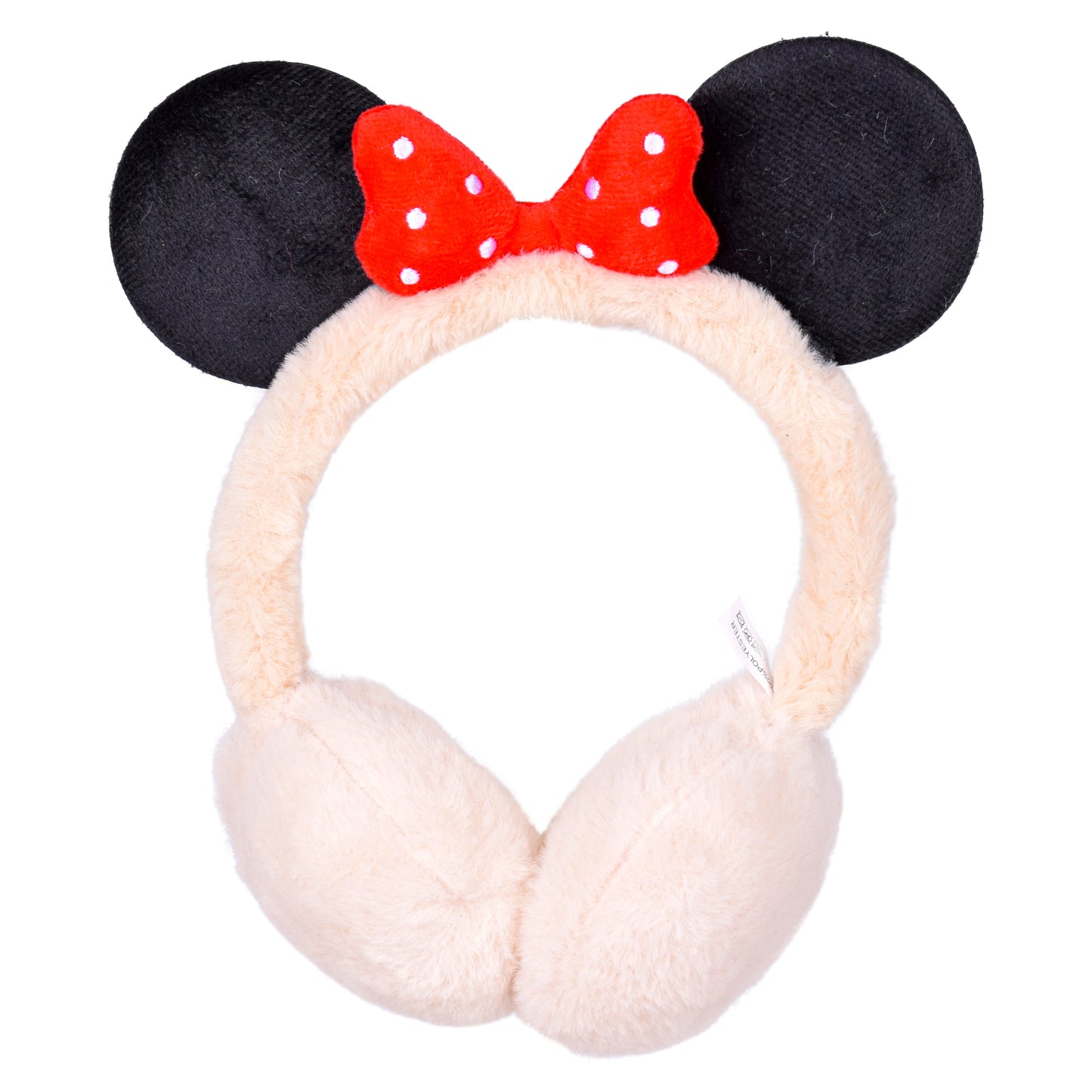 Cosy Kids Earmuffs with Magical Lights - Polka Dot Bow