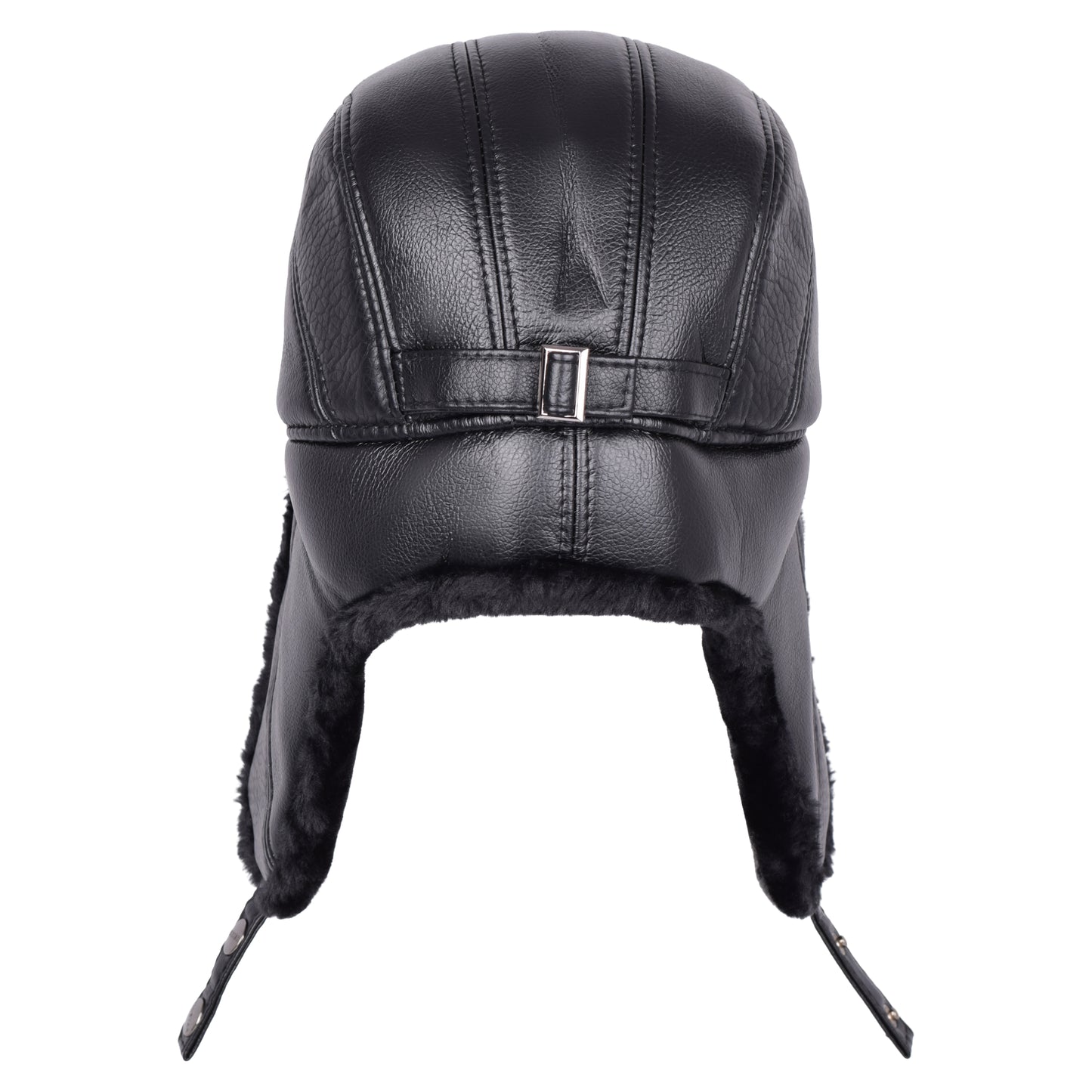 Royal Stallion Faux Leather Trapper Hat – Faux Fur Lined