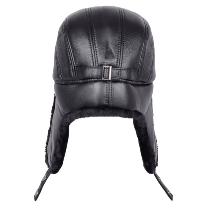 Royal Stallion Faux Leather Trapper Hat – Faux Fur Lined
