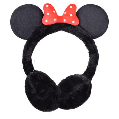Cosy Kids Earmuffs with Magical Lights - Polka Dot Bow