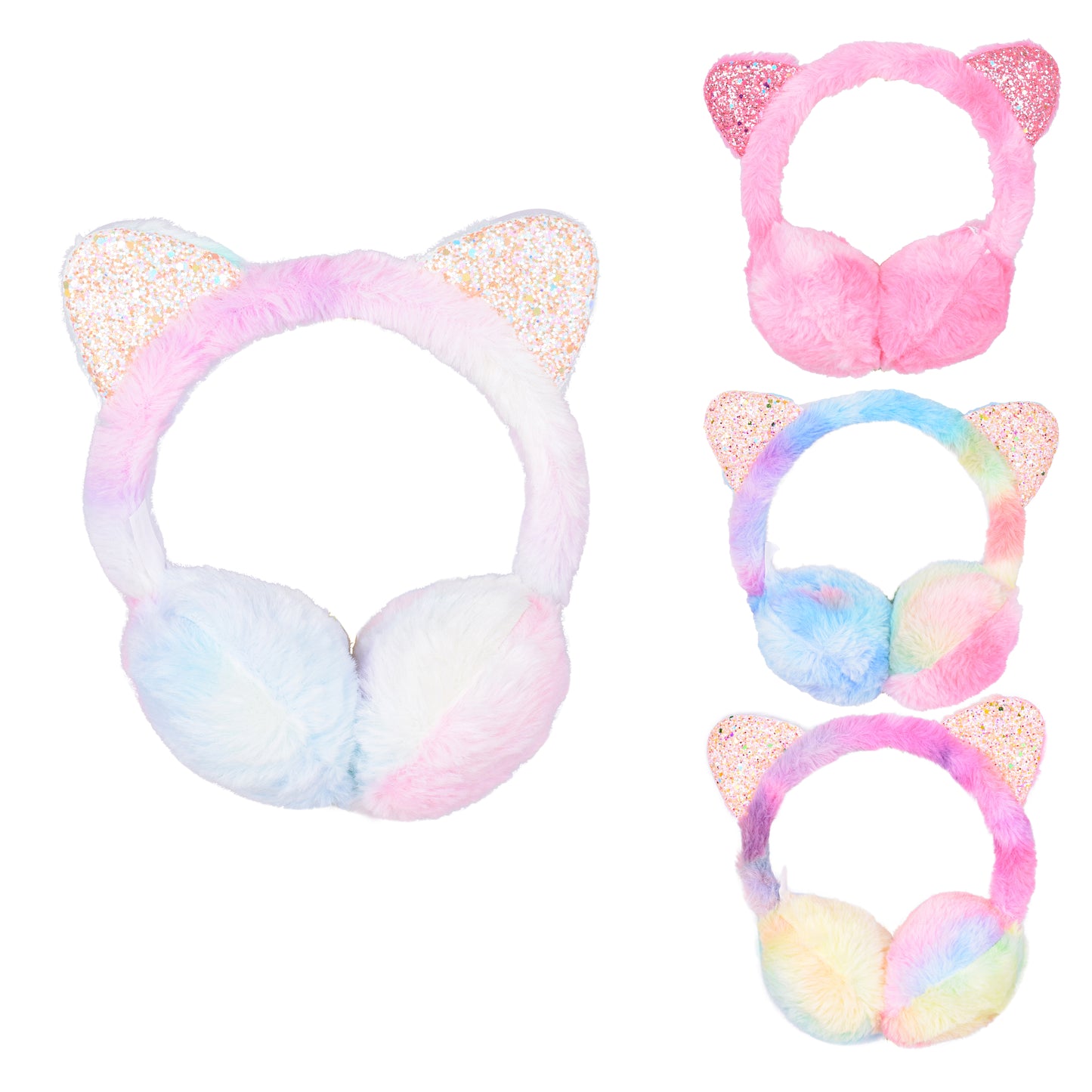 Cosy Kids Earmuffs with Magical Lights - Glitter Ears