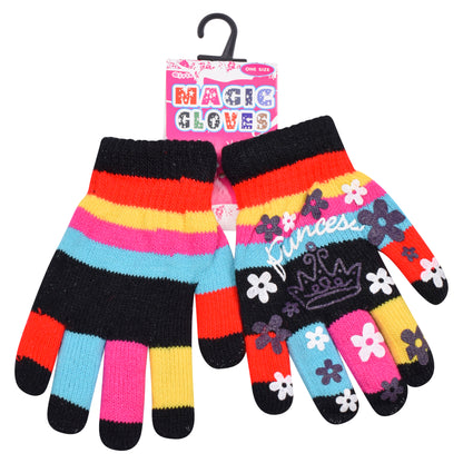 PRO HEAT™ Kids Thermal Magic Gloves - Princess (Assorted Colours)