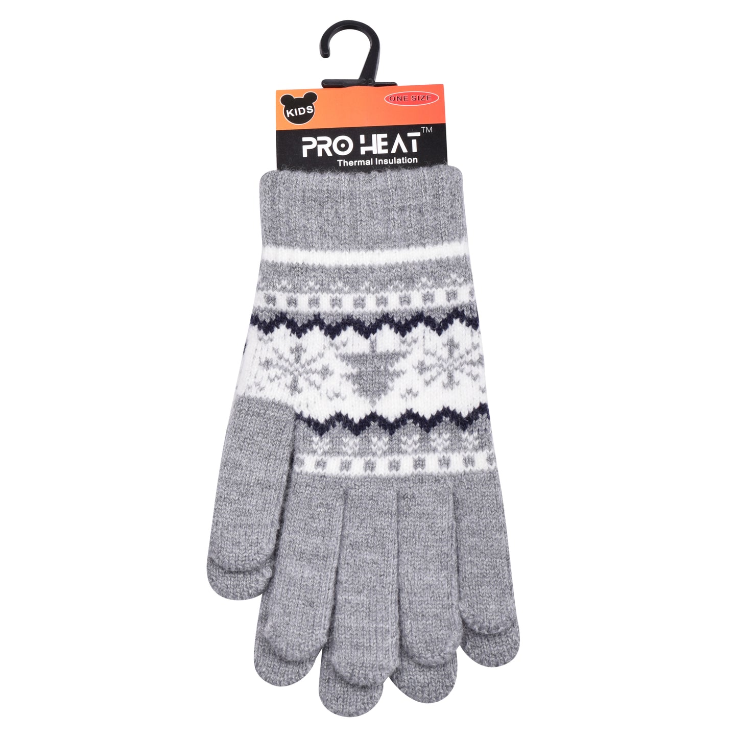 PRO HEAT™ Kids Thermal Magic Gloves - Nordic Snowflake (Assorted Colours)