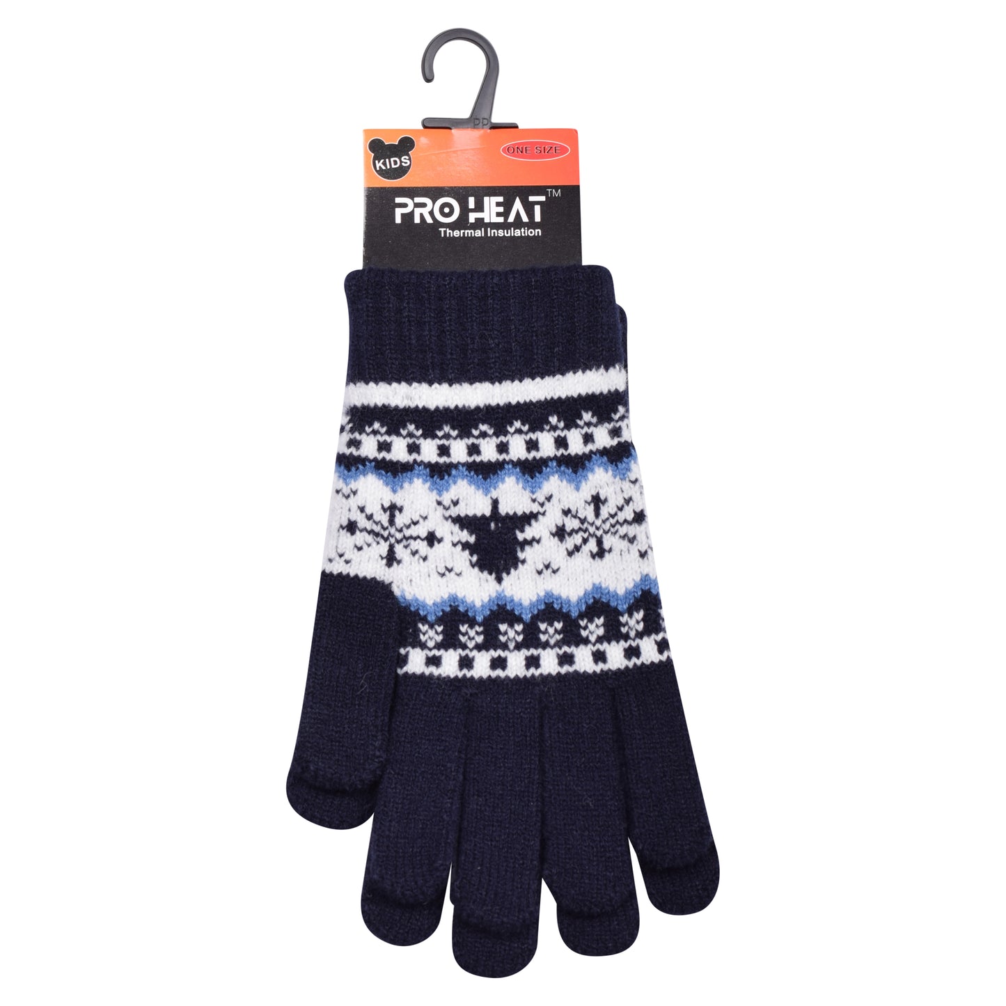 PRO HEAT™ Kids Thermal Magic Gloves - Nordic Snowflake (Assorted Colours)