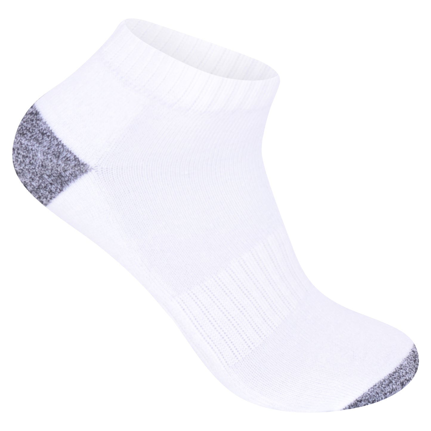 Mens Cushioned Trainer Socks - White H&T (12 Pairs)