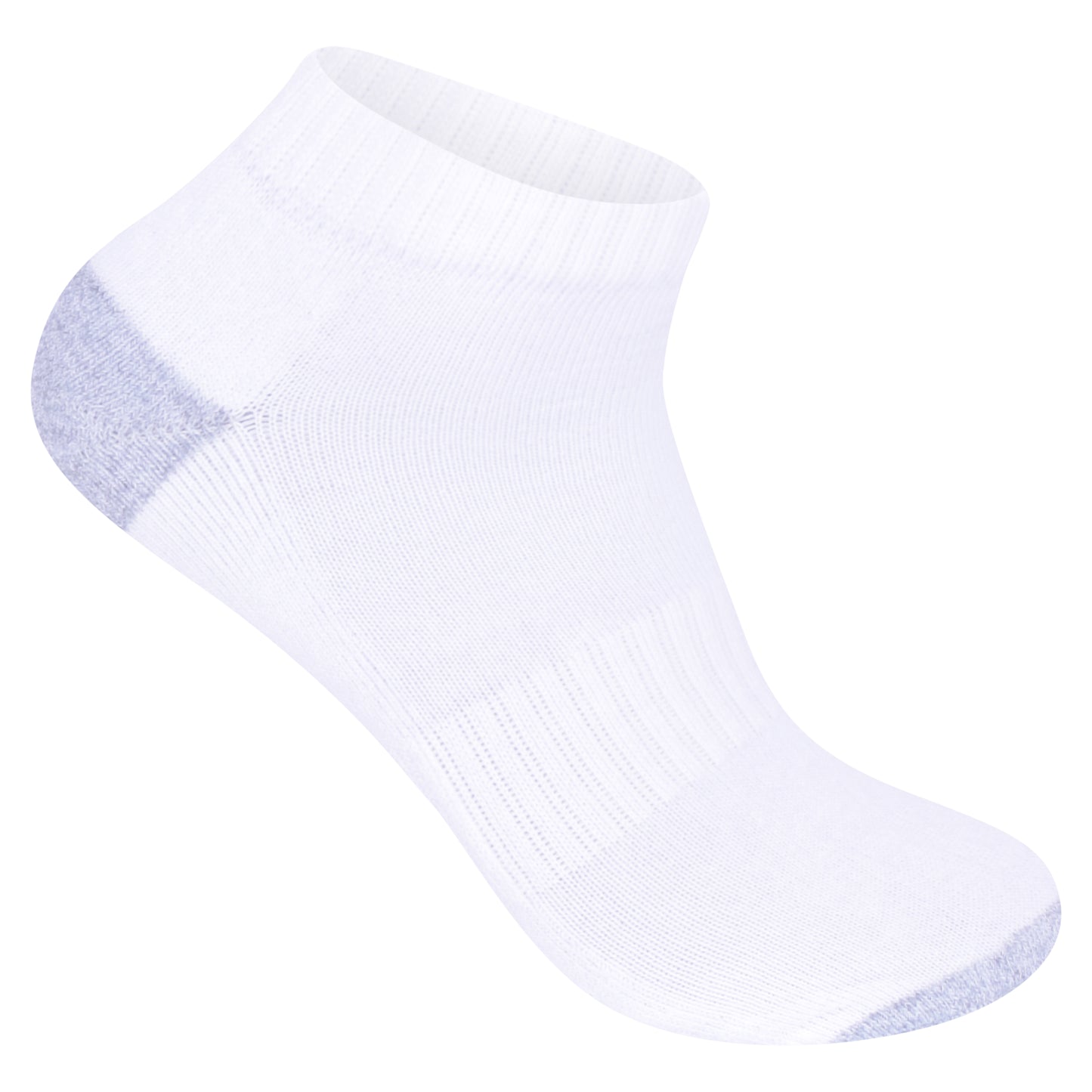 Mens Cushioned Trainer Socks - White H&T (12 Pairs)
