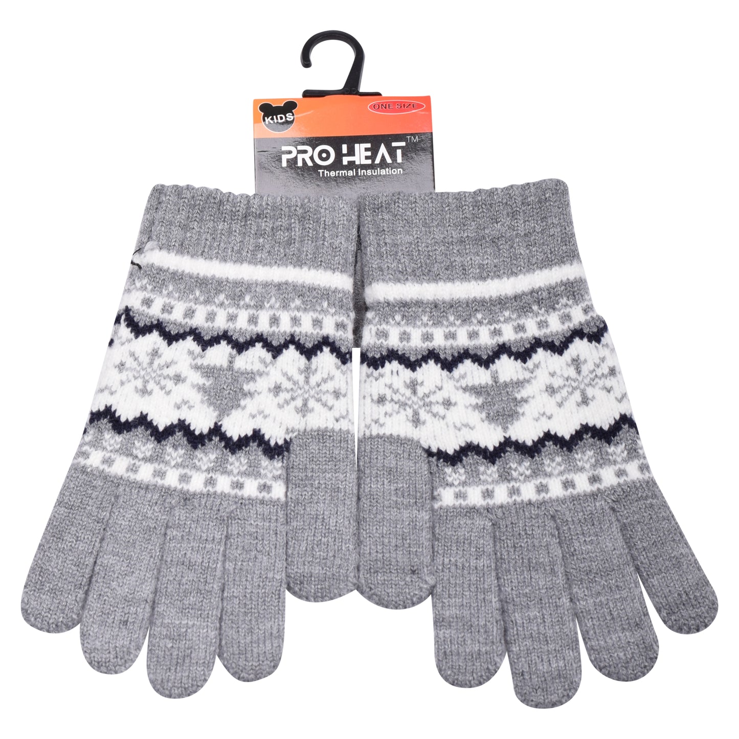 PRO HEAT™ Kids Thermal Magic Gloves - Nordic Snowflake (Assorted Colours)