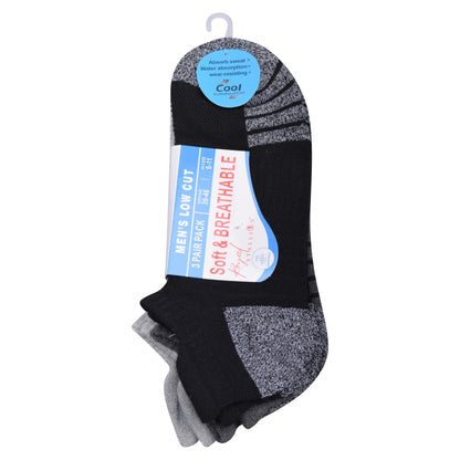 Mens Cushioned Trainer Socks - Assorted (12 Pairs)
