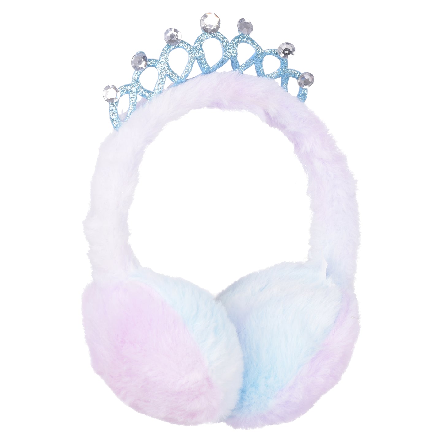 Cosy Kids Earmuffs with Magical Lights - Princess Crown (Tie Dye)