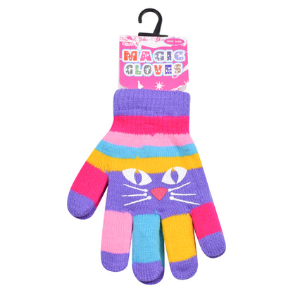 PRO HEAT™ Kids Thermal Magic Gloves - Cat (Assorted Colours)