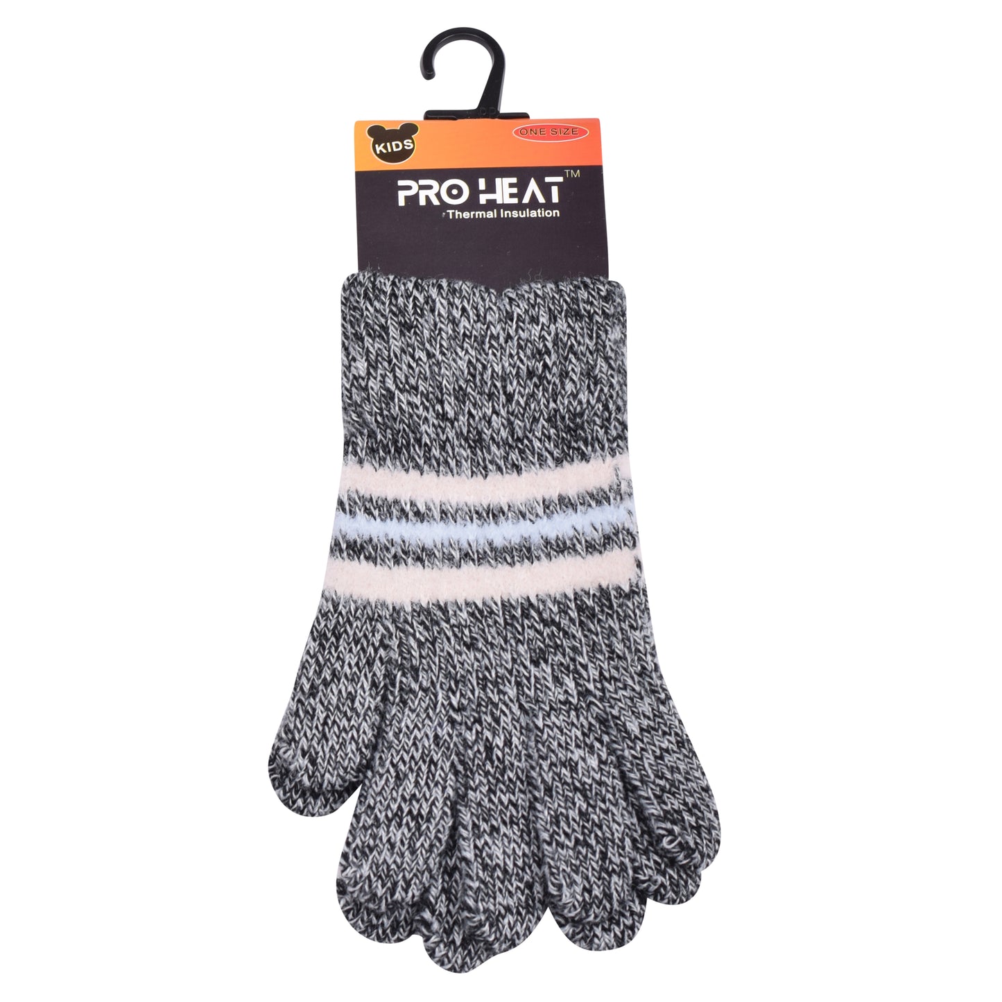 PRO HEAT™ Kids Thermal Magic Gloves - Mid Stripes (Assorted Colours)