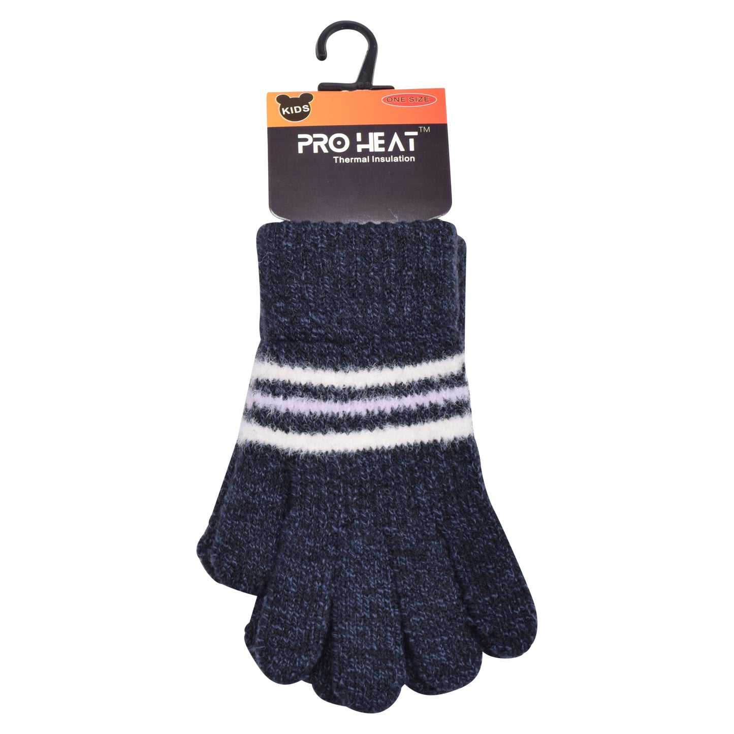 PRO HEAT™ Kids Thermal Magic Gloves - Mid Stripes (Assorted Colours)