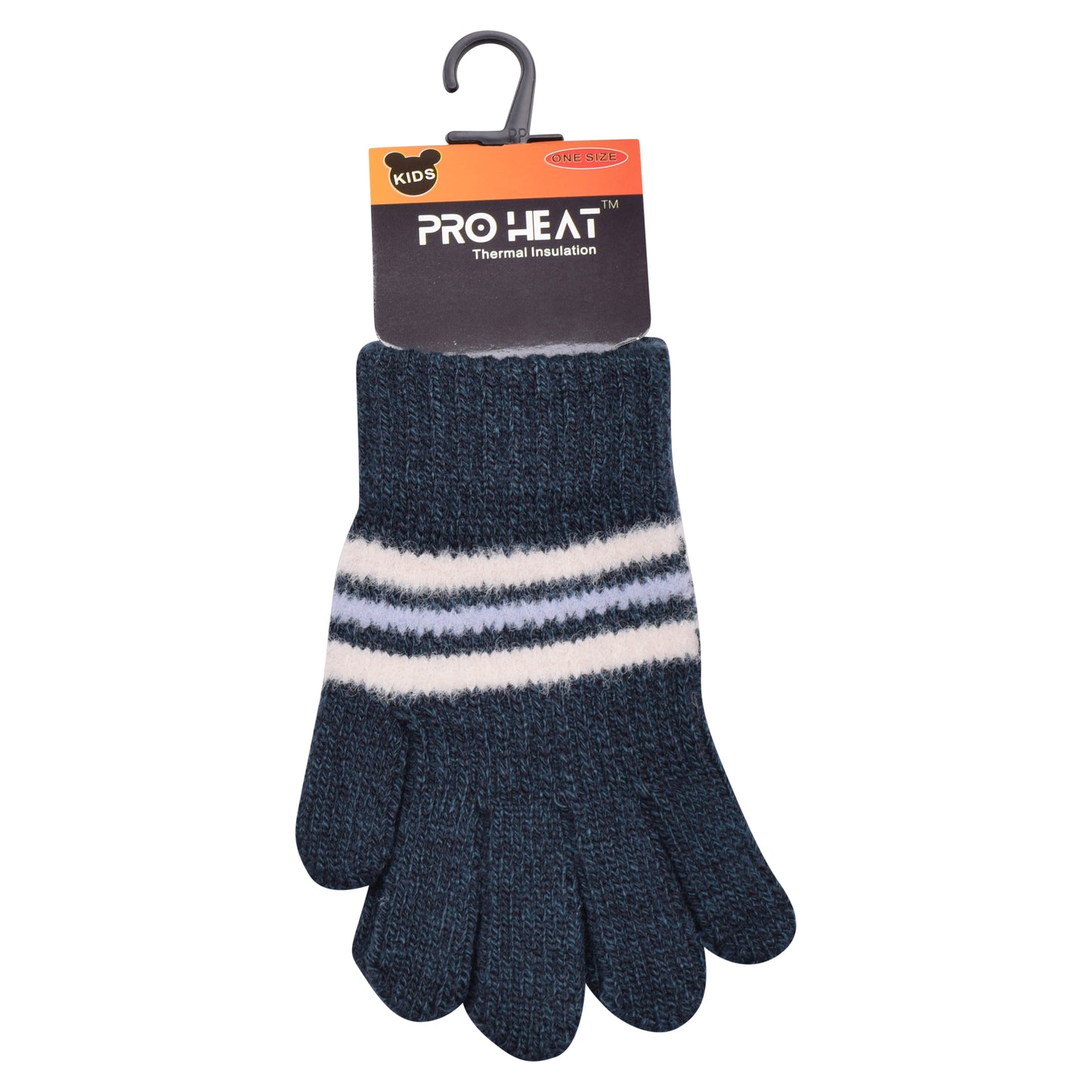 PRO HEAT™ Kids Thermal Magic Gloves - Mid Stripes (Assorted Colours)