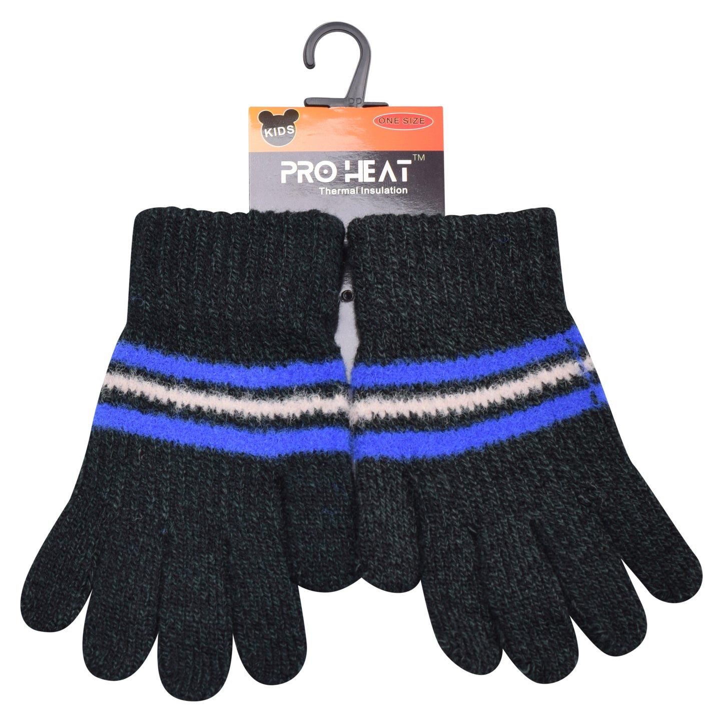 PRO HEAT™ Kids Thermal Magic Gloves - Mid Stripes (Assorted Colours)