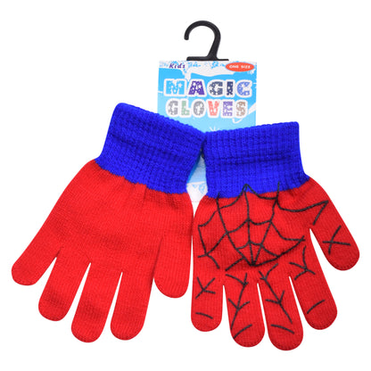 PRO HEAT™ Kids Thermal Magic Gloves - Spider Web (Assorted Colours)
