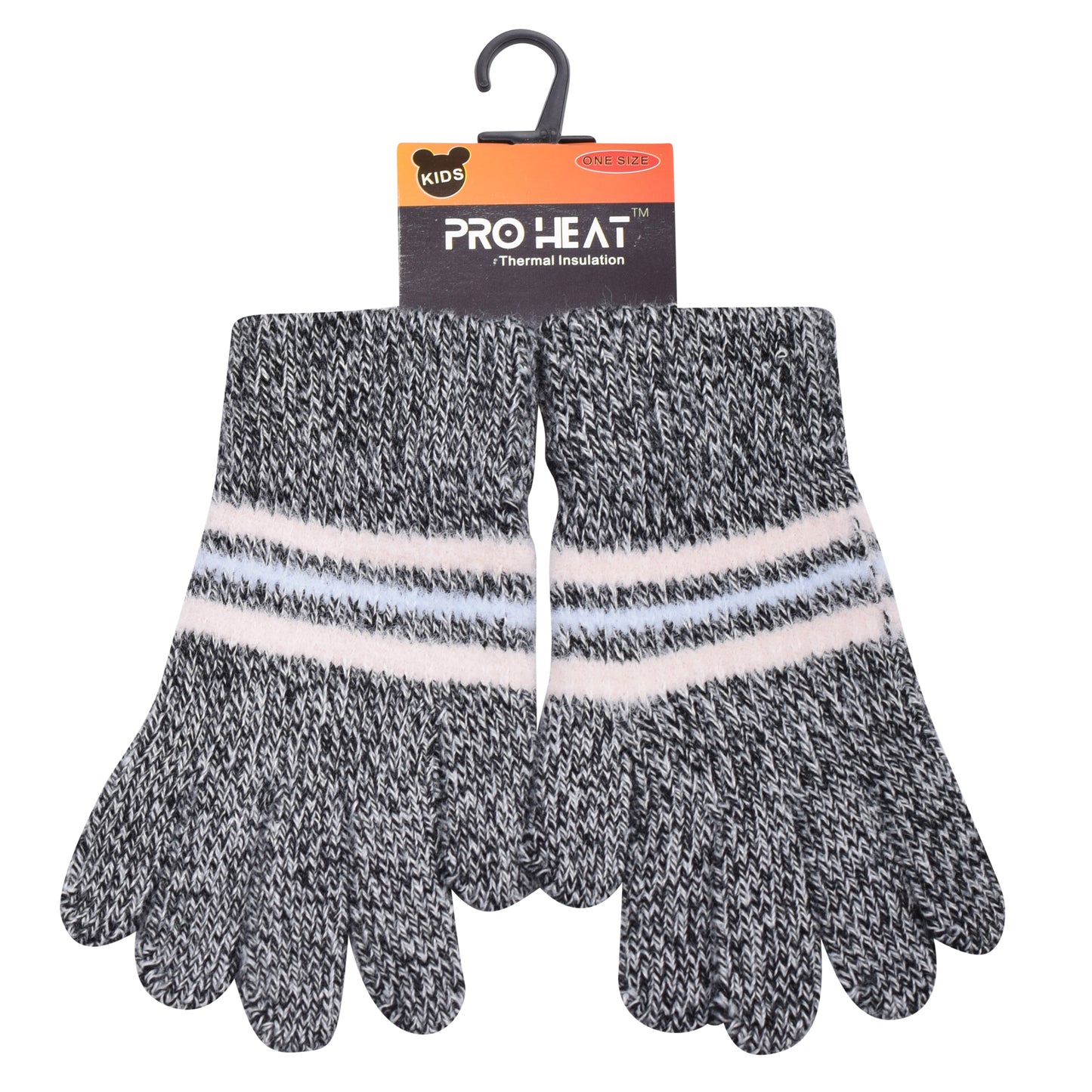PRO HEAT™ Kids Thermal Magic Gloves - Mid Stripes (Assorted Colours)