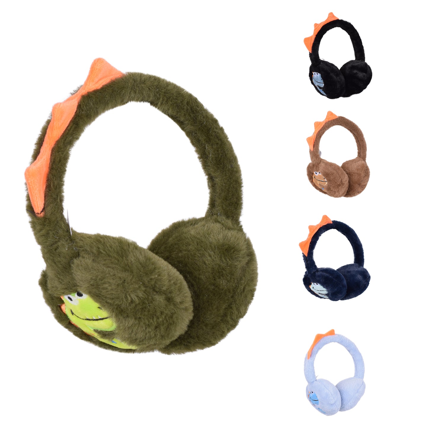 Cosy Kids Earmuffs with Magical Lights - Dinosaur