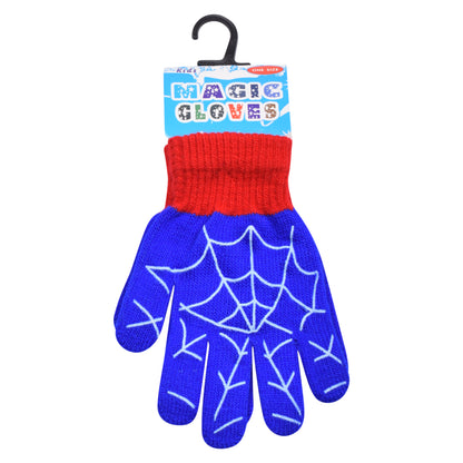 PRO HEAT™ Kids Thermal Magic Gloves - Spider Web (Assorted Colours)