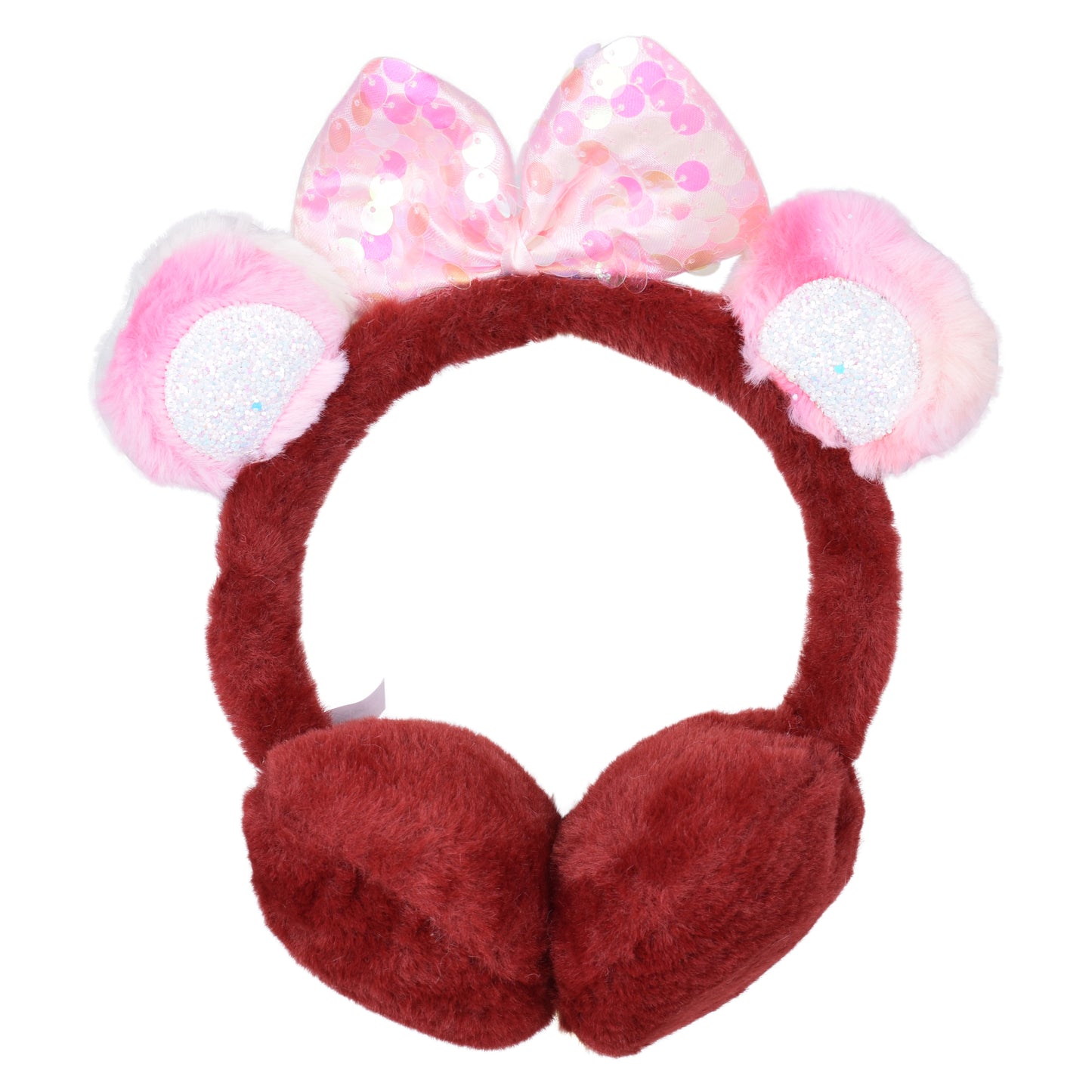 Cosy Kids Earmuffs with Magical Lights - Princess Bow