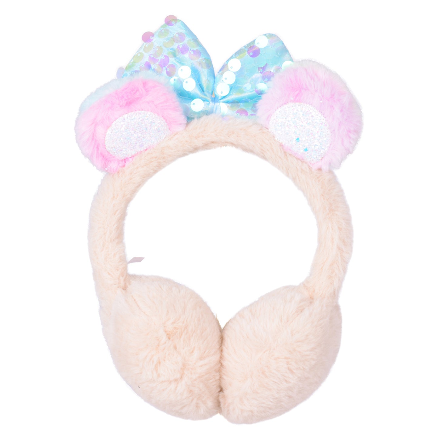 Cosy Kids Earmuffs with Magical Lights - Princess Bow