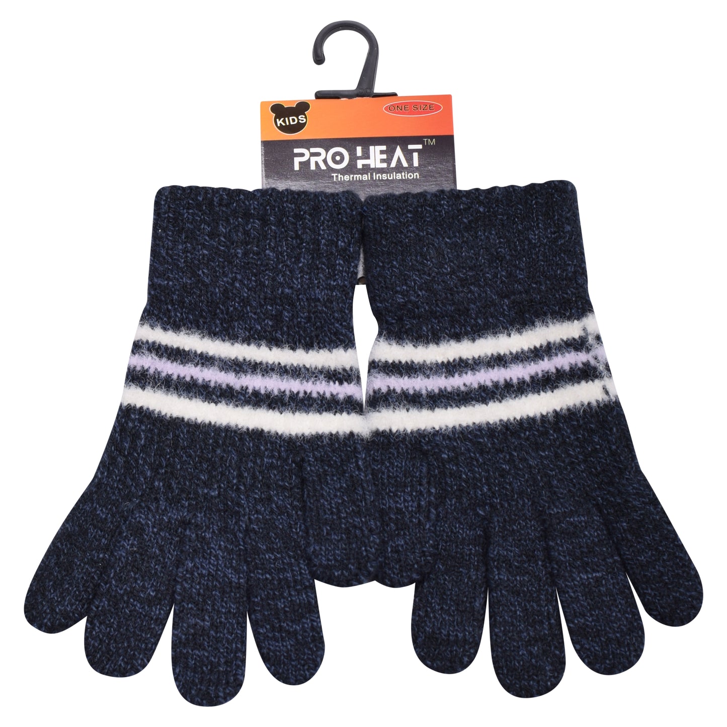 PRO HEAT™ Kids Thermal Magic Gloves - Mid Stripes (Assorted Colours)