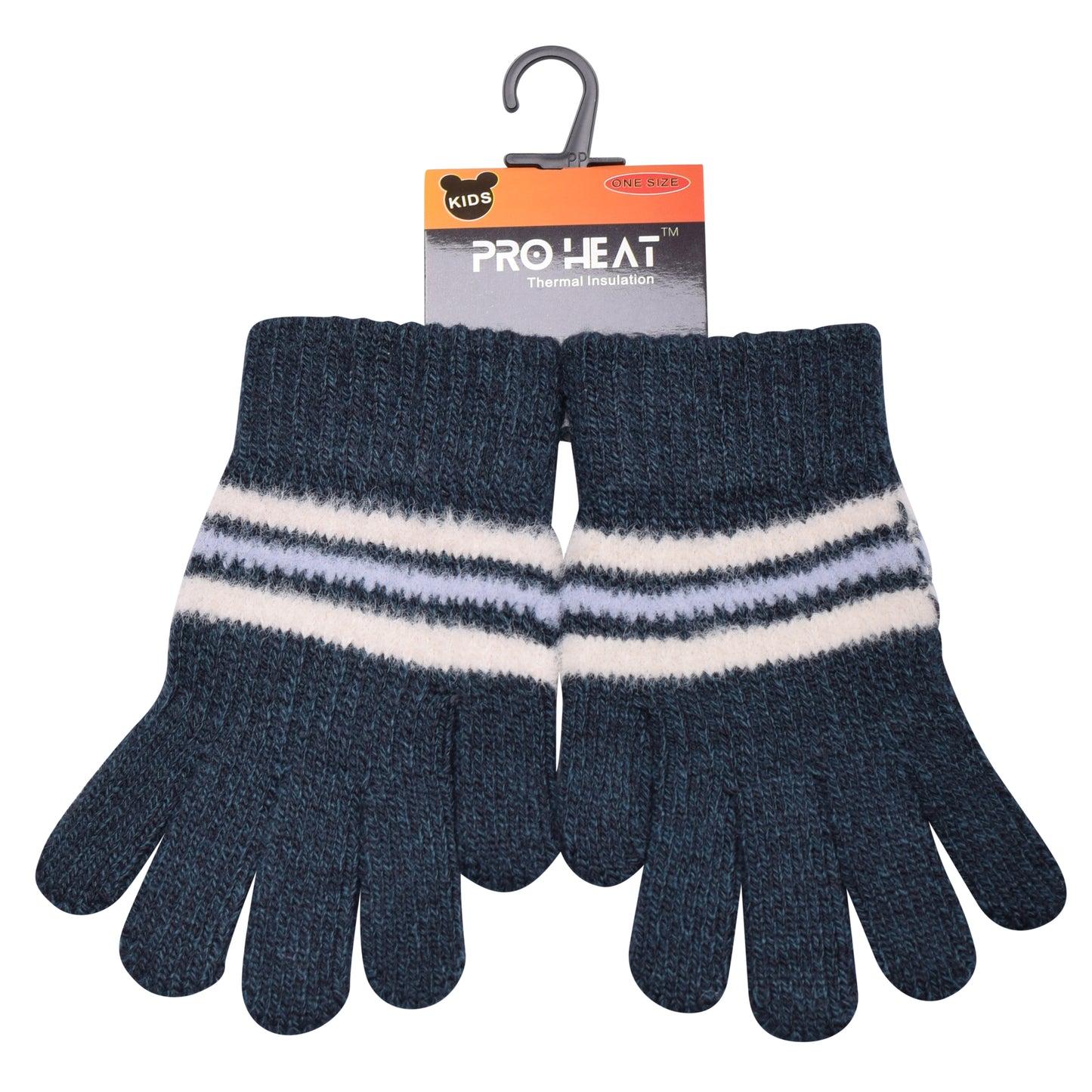 PRO HEAT™ Kids Thermal Magic Gloves - Mid Stripes (Assorted Colours)