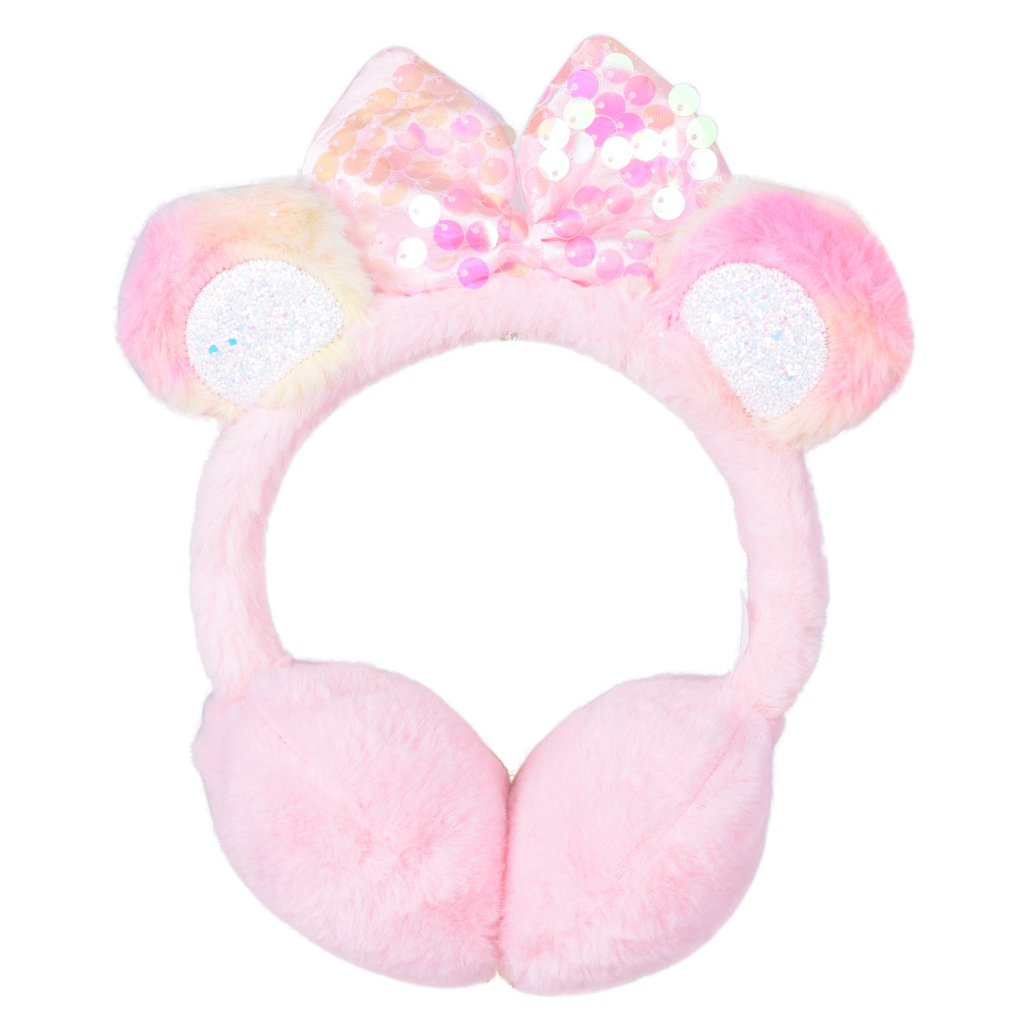 Cosy Kids Earmuffs with Magical Lights - Princess Bow
