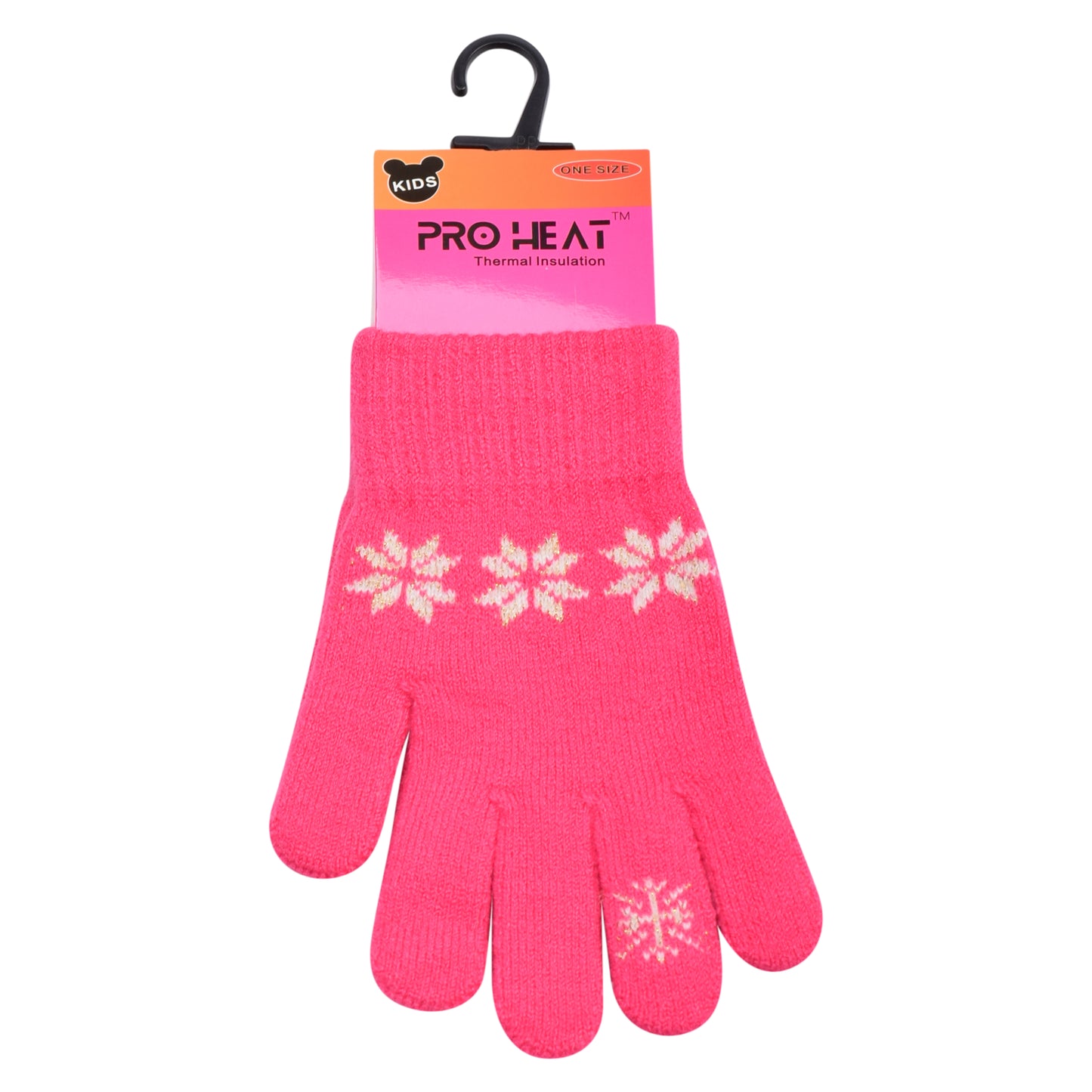PRO HEAT™ Kids Thermal Magic Gloves - Snowflake (Assorted Colours)