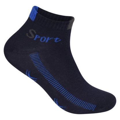 Mens Trainer Socks - Small Stripes (12 Pairs)