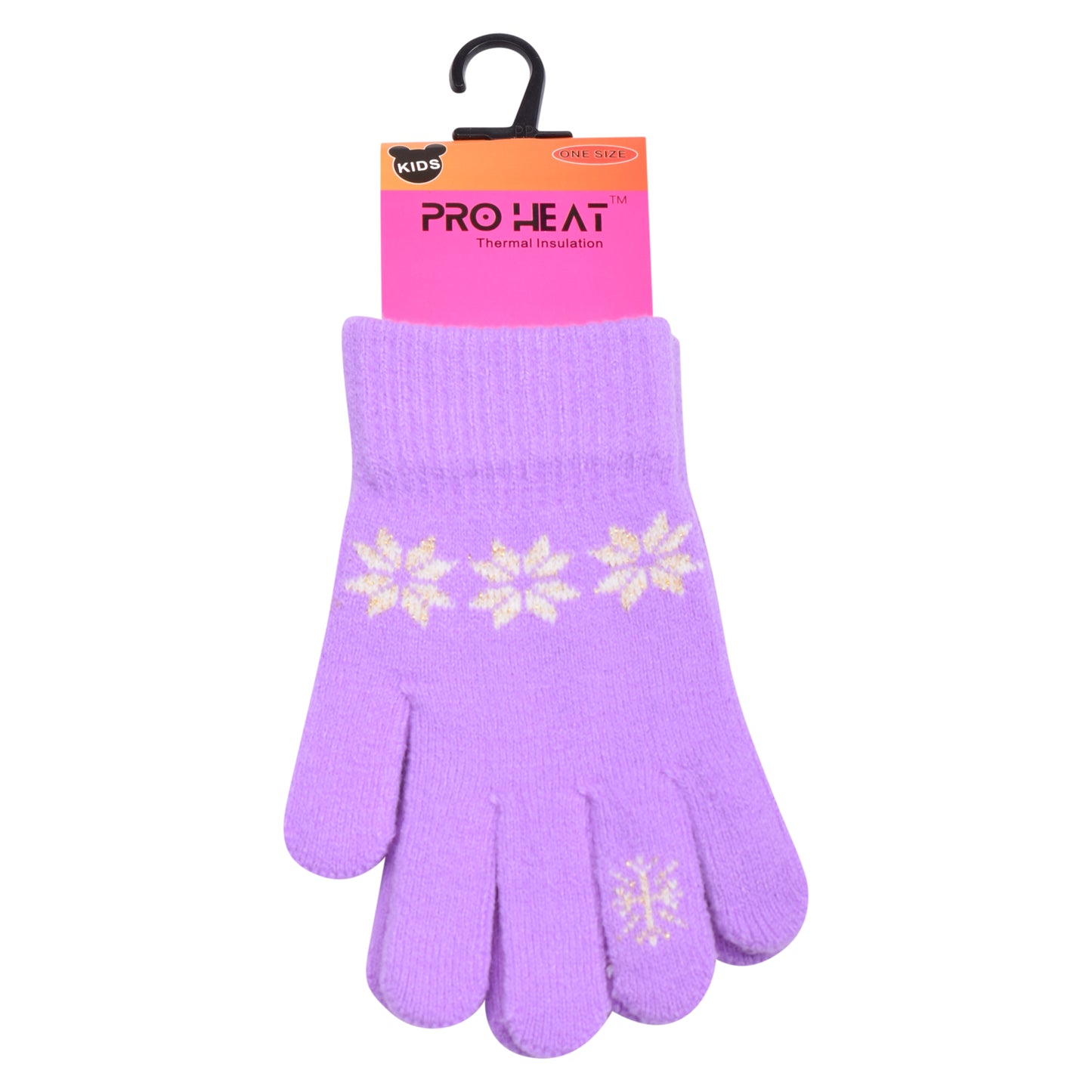 PRO HEAT™ Kids Thermal Magic Gloves - Snowflake (Assorted Colours)