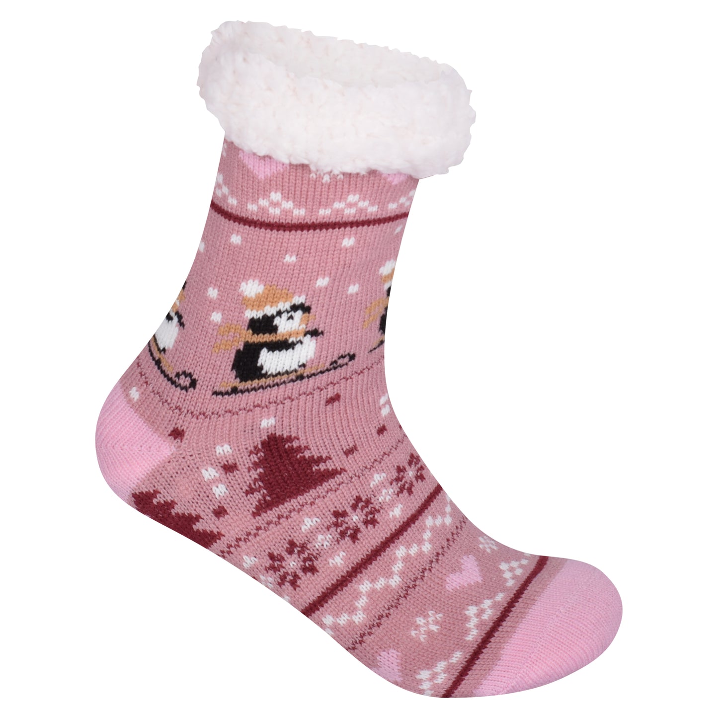 Ladies 4.8 TOG Cosy Slipper Socks - Penguin