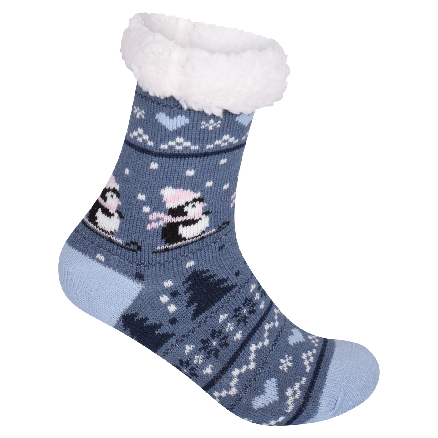 Ladies 4.8 TOG Cosy Slipper Socks - Penguin