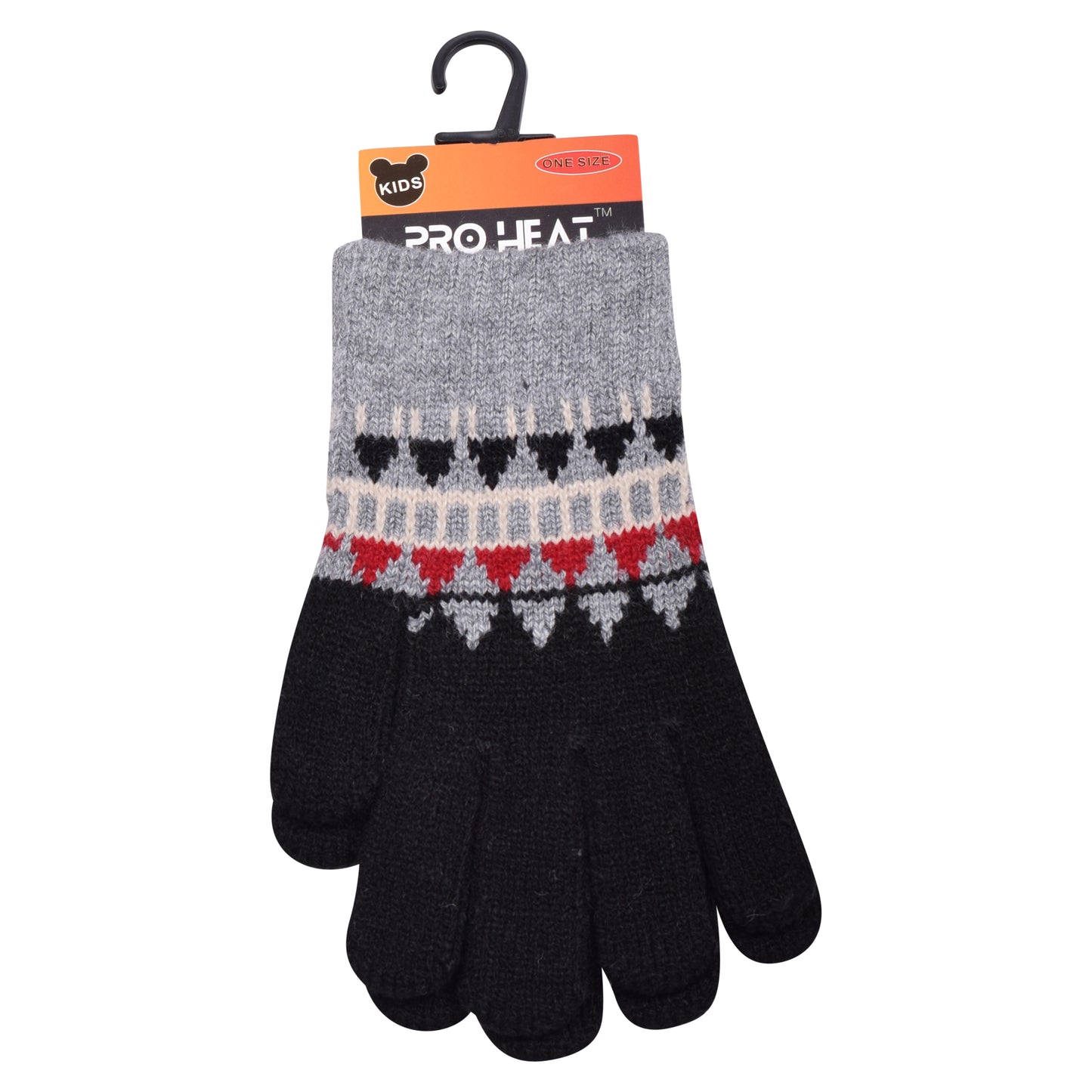 PRO HEAT™ Kids Thermal Magic Gloves - Fair Isle (Assorted Colours)