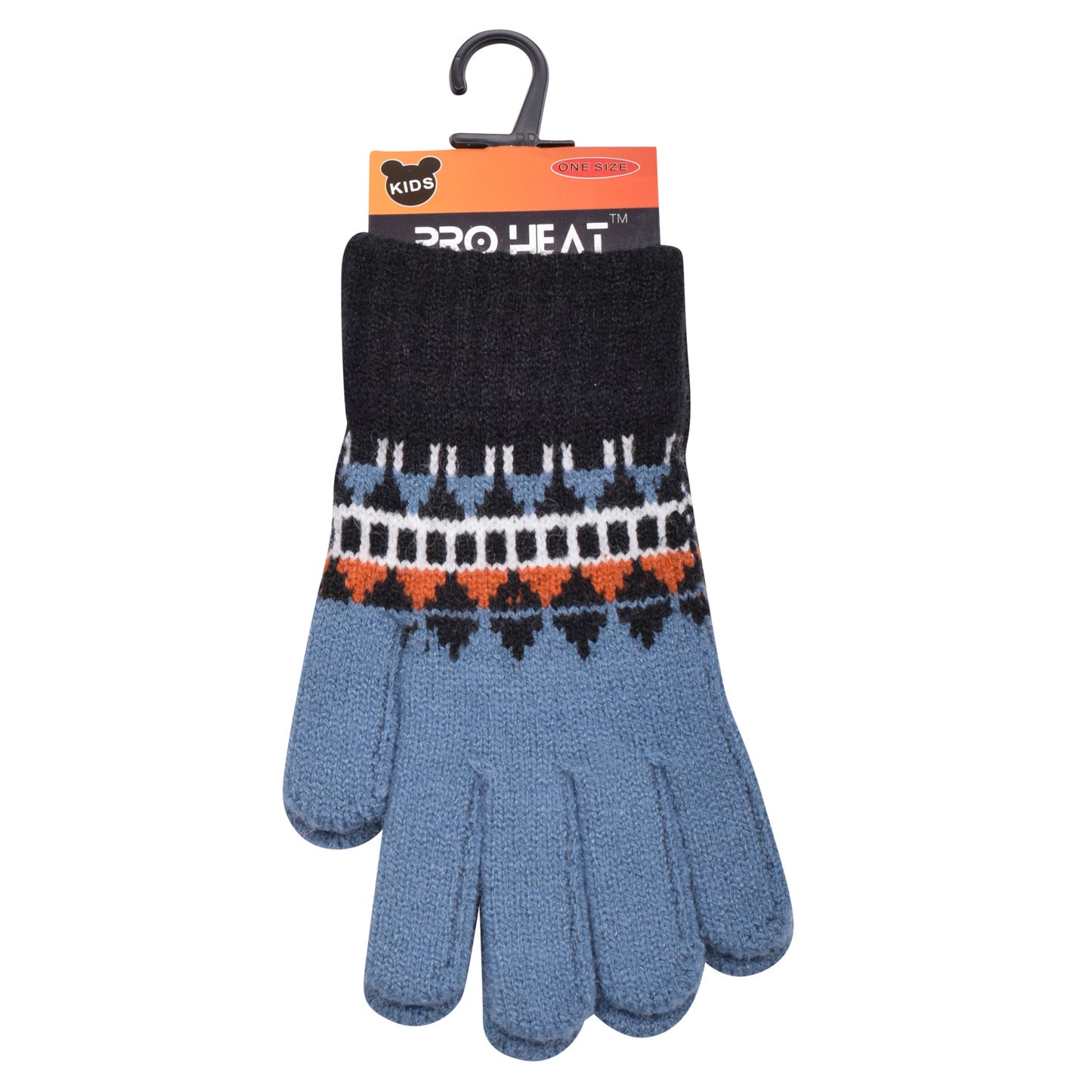 PRO HEAT™ Kids Thermal Magic Gloves - Fair Isle (Assorted Colours)